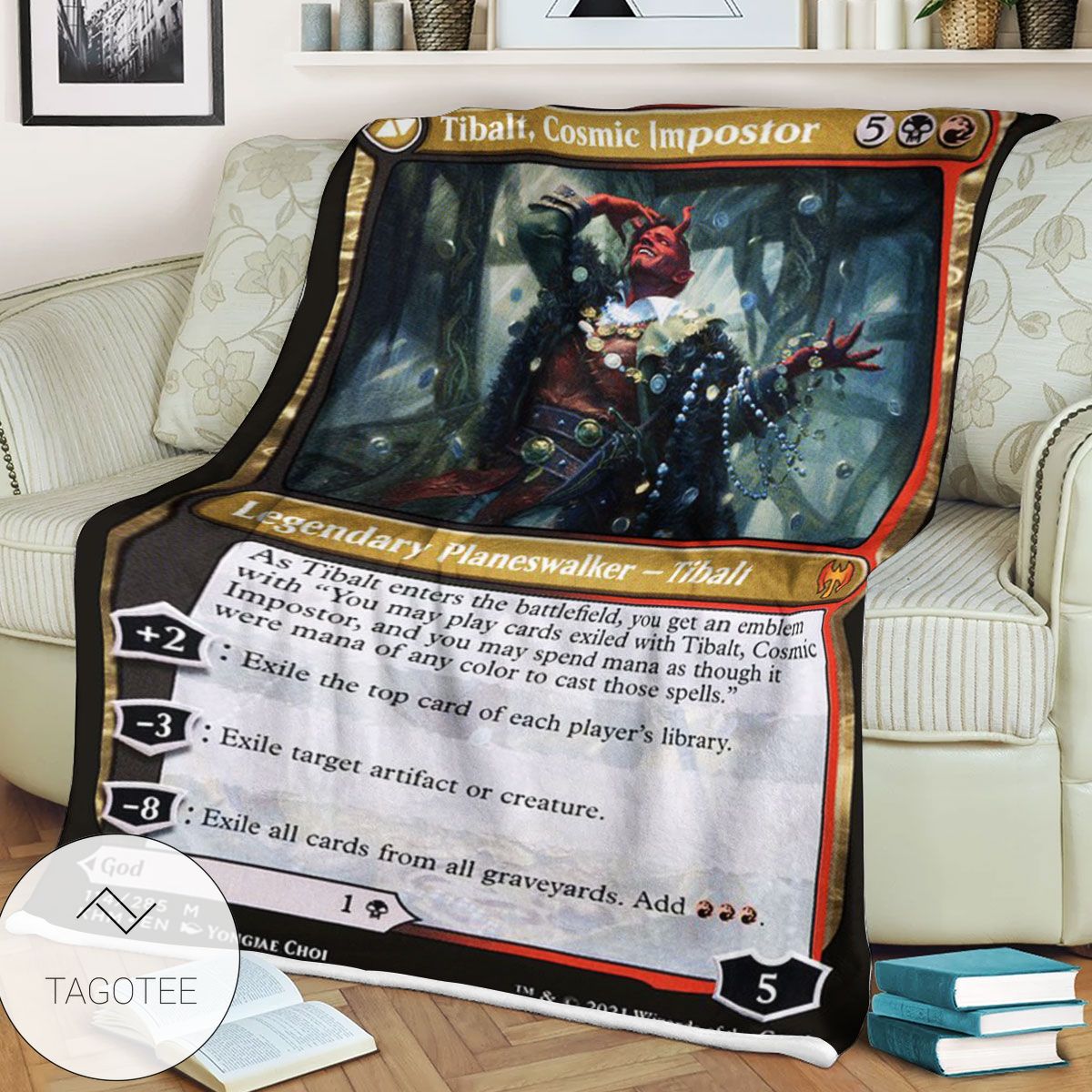 Khm 114 Tibalt Cosmic Impostor Mtg Game Magic The Gathering Blanket Khm 114 Tibalt Cosmic Impostor Mtg Game Magic The Gathering Blanket