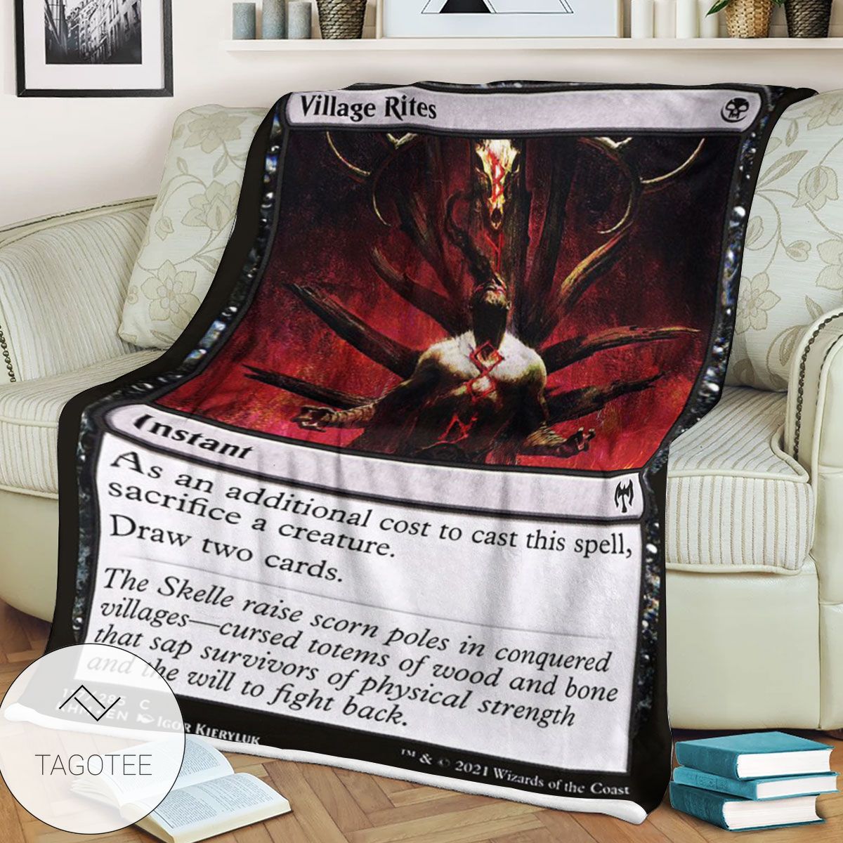 Khm 117 Village Rites Mtg Game Magic The Gathering Blanket Khm 117 Village Rites Mtg Game Magic The Gathering Blanket