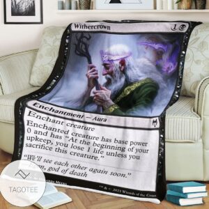 Khm 119 Withercrown Mtg Game Magic The Gathering Blanket