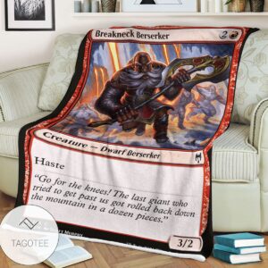 Khm 124 Breakneck Berserker Mtg Game Magic The Gathering Blanket