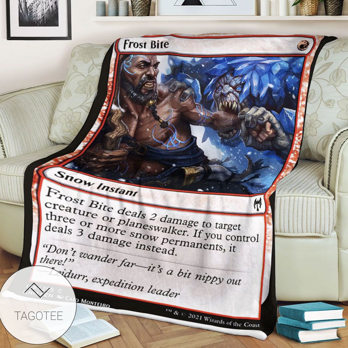 Khm 138 Frost Bite Mtg Game Magic The Gathering Blanket Khm 138 Frost Bite Mtg Game Magic The Gathering Blanket