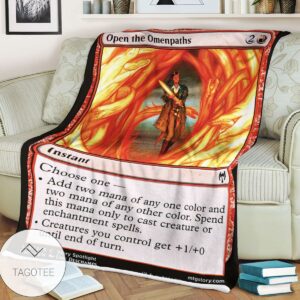 Khm 143 Open The Omenpaths Mtg Game Magic The Gathering Blanket