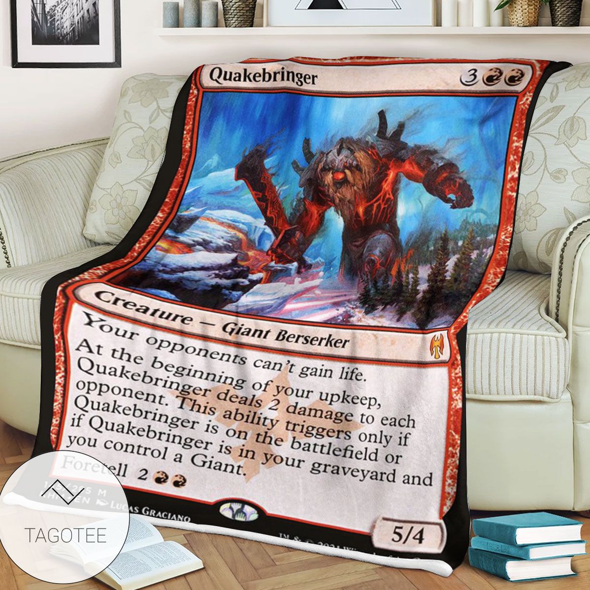Khm 145 Quakebringer Mtg Game Magic The Gathering Blanket Khm 145 Quakebringer Mtg Game Magic The Gathering Blanket
