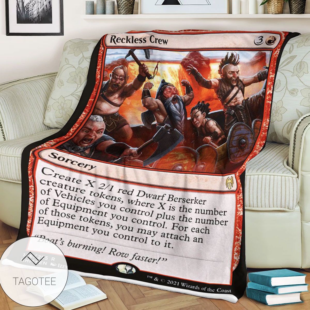 Khm 146 Reckless Crew Mtg Game Magic The Gathering Blanket Khm 146 Reckless Crew Mtg Game Magic The Gathering Blanket