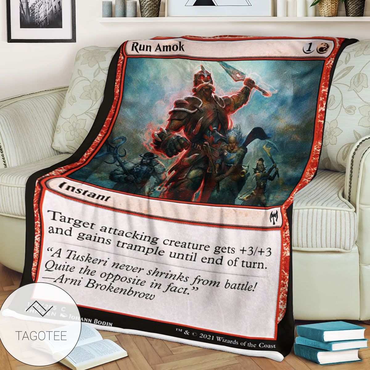 Khm 147 Run Amok Mtg Game Magic The Gathering Blanket Khm 147 Run Amok Mtg Game Magic The Gathering Blanket