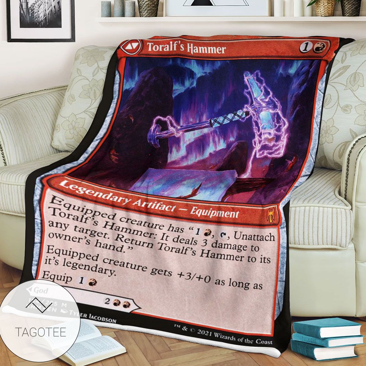 Khm 154 Toralf S Hammer Mtg Game Magic The Gathering Blanket Khm 154 Toralf S Hammer Mtg Game Magic The Gathering Blanket