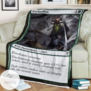 Khm 159 Arachnoform Mtg Game Magic The Gathering Blanket