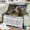 Khm 167 Elvish Warmaster Mtg Game Magic The Gathering Blanket