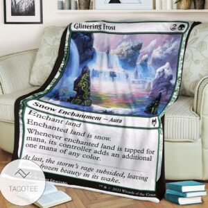 Khm 171 Glittering Frost Mtg Game Magic The Gathering Blanket