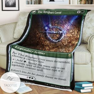 Khm 181 The Ringhart Crest Mtg Game Magic The Gathering Blanket
