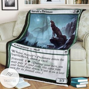 Khm 192 Sarulf S Packmate Mtg Game Magic The Gathering Blanket
