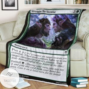 Khm 196 Struggle For Skemfar Mtg Game Magic The Gathering Blanket