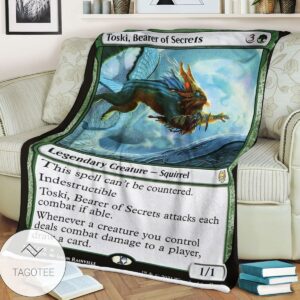 Khm 197 Toski Bearer Of Secrets Mtg Game Magic The Gathering Blanket