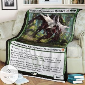 Khm 199 Vorinclex Monstrous Raider Mtg Game Magic The Gathering Blanket