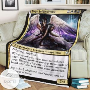 Khm 209 Firja Judge Of Valor Mtg Game Magic The Gathering Blanket