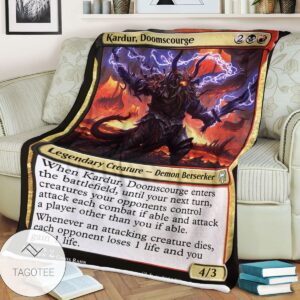 Khm 216 Kardur Doomscourge Mtg Game Magic The Gathering Blanket