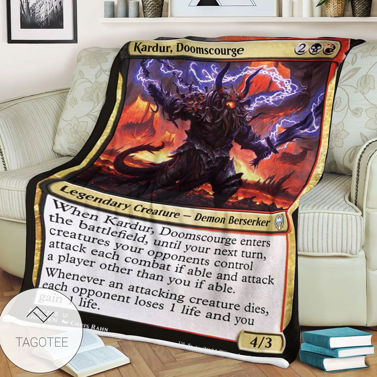 Khm 216 Kardur Doomscourge Mtg Game Magic The Gathering Blanket Khm 216 Kardur Doomscourge Mtg Game Magic The Gathering Blanket