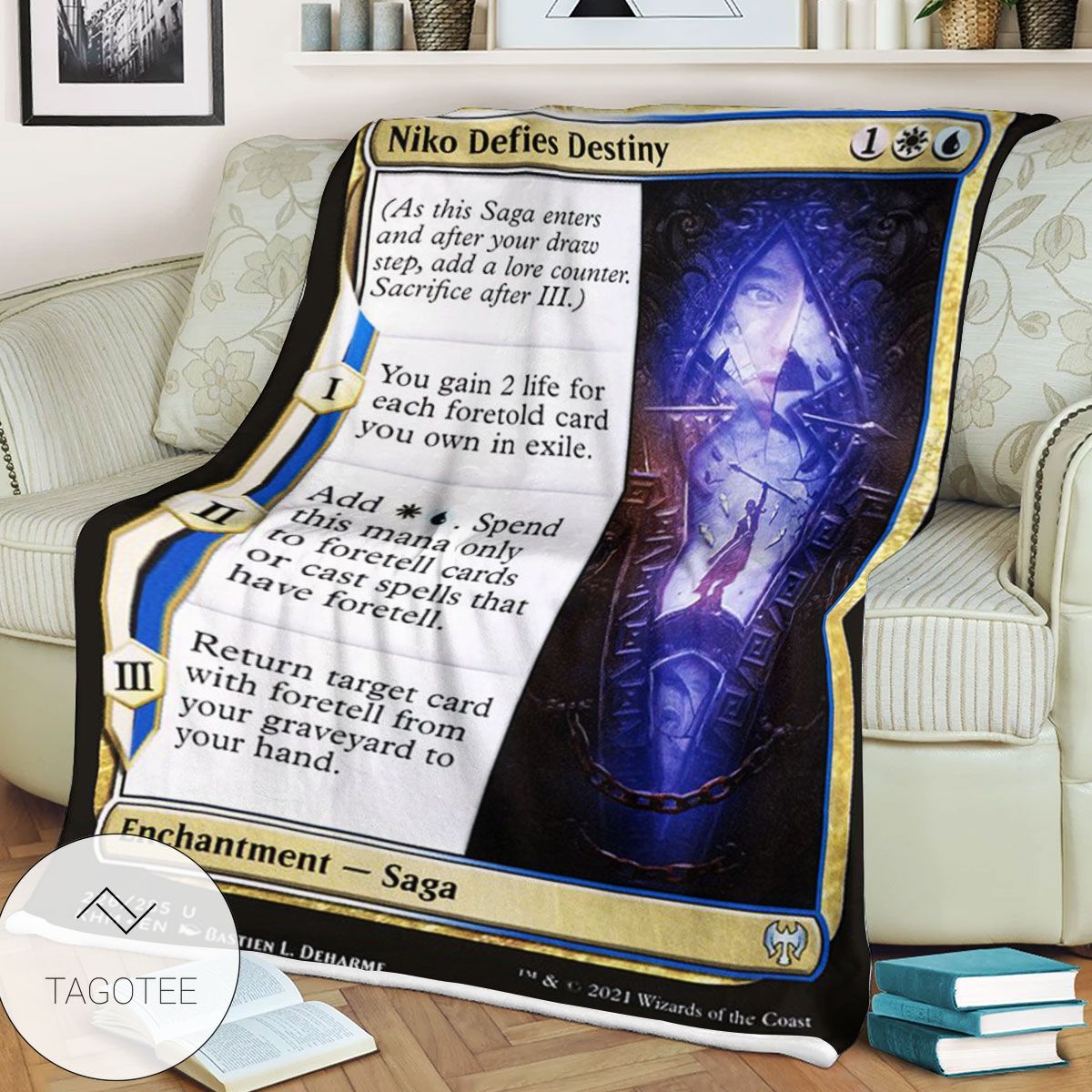 Khm 226 Niko Defies Destiny Mtg Game Magic The Gathering Blanket Khm 226 Niko Defies Destiny Mtg Game Magic The Gathering Blanket