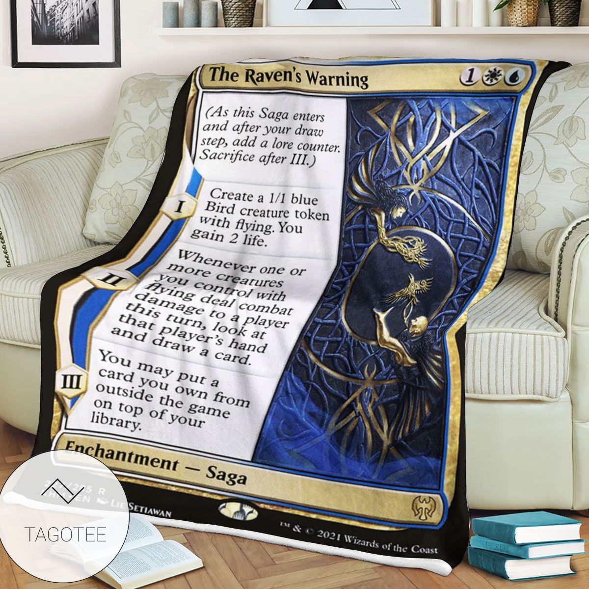 Khm 227 The Raven S Warning Mtg Game Magic The Gathering Blanket Khm 227 The Raven S Warning Mtg Game Magic The Gathering Blanket
