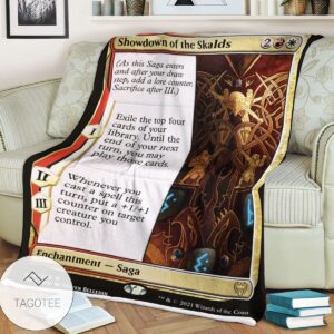 Khm 229 Showdown Of The Skalds Mtg Game Magic The Gathering Blanket