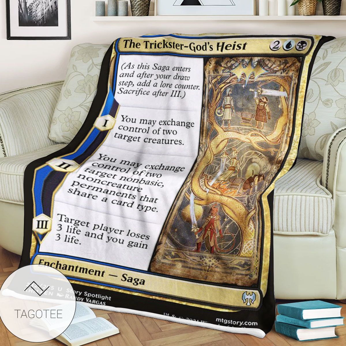 Khm 232 The Trickster God S Heist Mtg Game Magic The Gathering Blanket Khm 232 The Trickster God S Heist Mtg Game Magic The Gathering Blanket