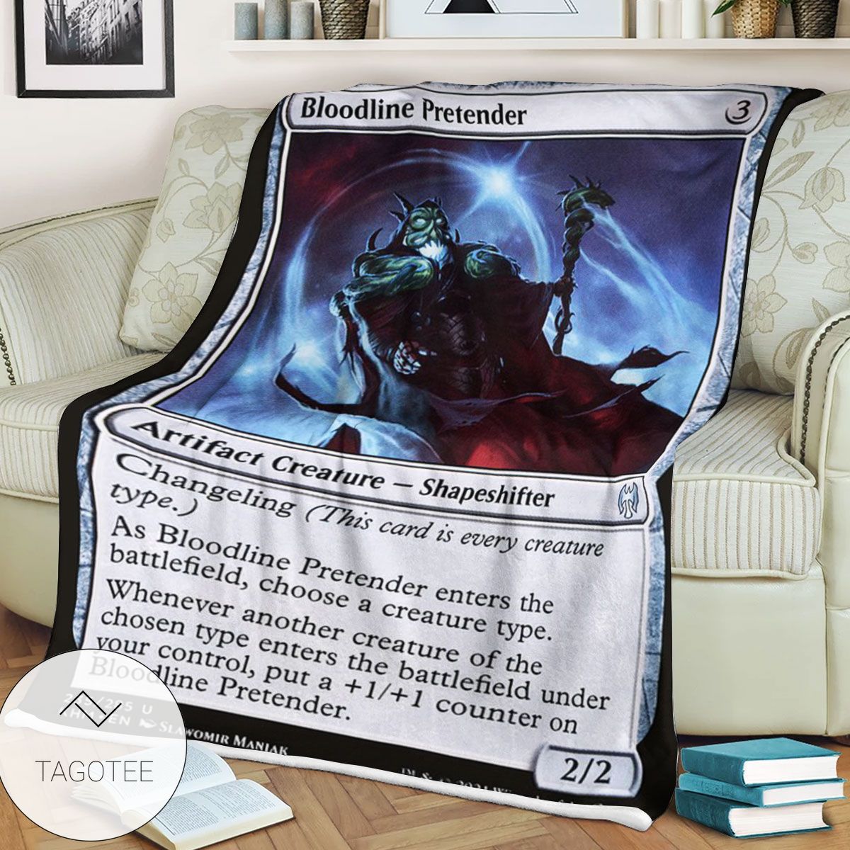 Khm 235 Bloodline Pretender Mtg Game Magic The Gathering Blanket Khm 235 Bloodline Pretender Mtg Game Magic The Gathering Blanket
