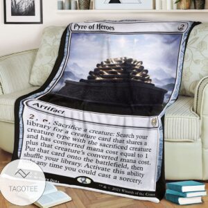 Khm 241 Pyre Of Heroes Game Mtg Magic The Gathering Blanket