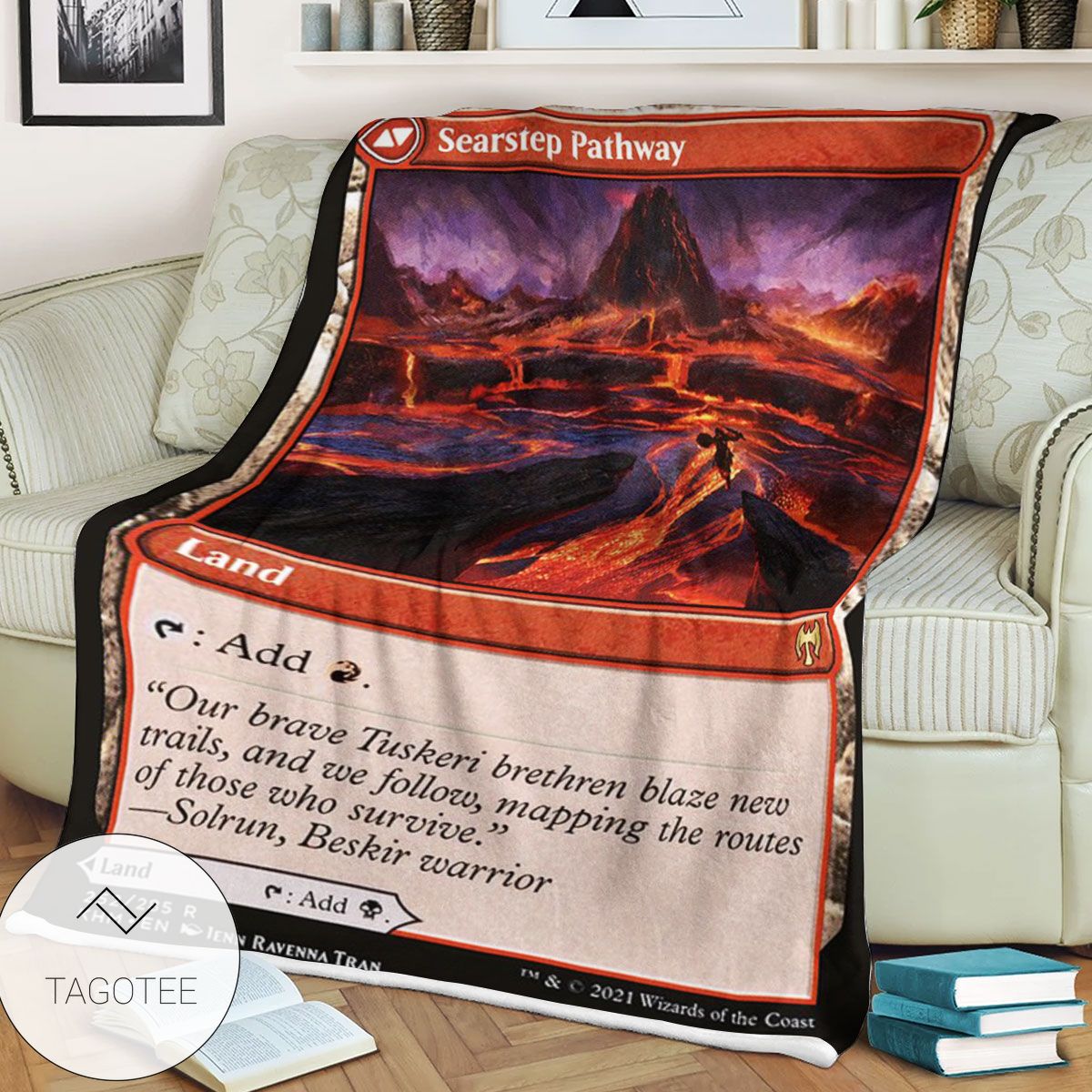 Khm 252 Searstep Pathway Mtg Game Magic The Gathering Blanket Khm 252 Searstep Pathway Mtg Game Magic The Gathering Blanket
