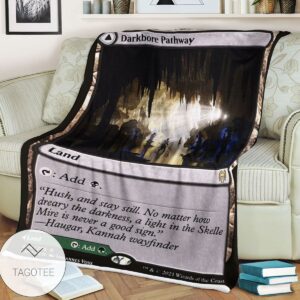 Khm 254 Darkbore Pathway Mtg Game Magic The Gathering Blanket