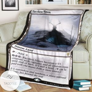 Khm 255 Faceless Haven Mtg Game Magic The Gathering Blanket
