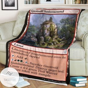 Khm 258 Gnottvold Slumbermound Mtg Game Magic The Gathering Blanket