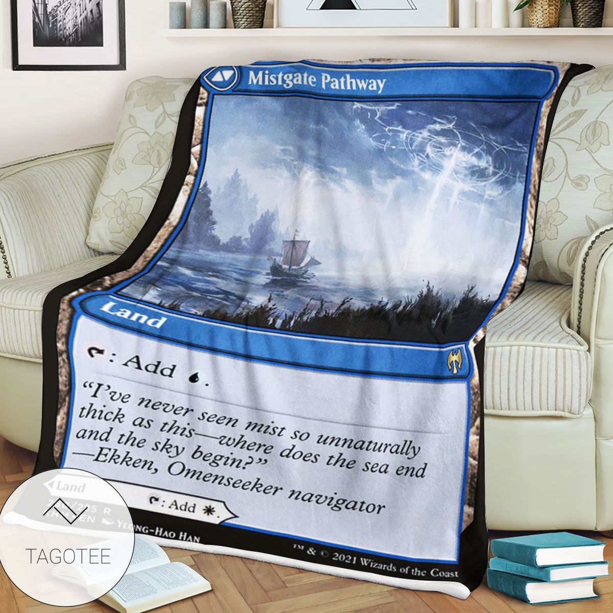Khm 260 Mistgate Pathway Mtg Game Magic The Gathering Blanket Khm 260 Mistgate Pathway Mtg Game Magic The Gathering Blanket