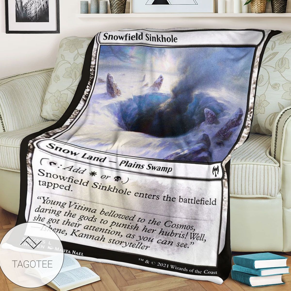 Khm 269 Snowfield Sinkhole Mtg Game Magic The Gathering Blanket Khm 269 Snowfield Sinkhole Mtg Game Magic The Gathering Blanket