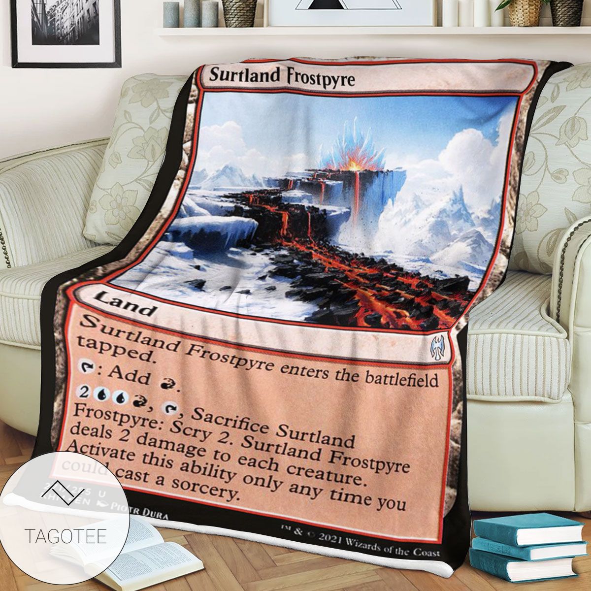 Khm 271 Surtland Frostpyre Mtg Game Magic The Gathering Blanket Khm 271 Surtland Frostpyre Mtg Game Magic The Gathering Blanket