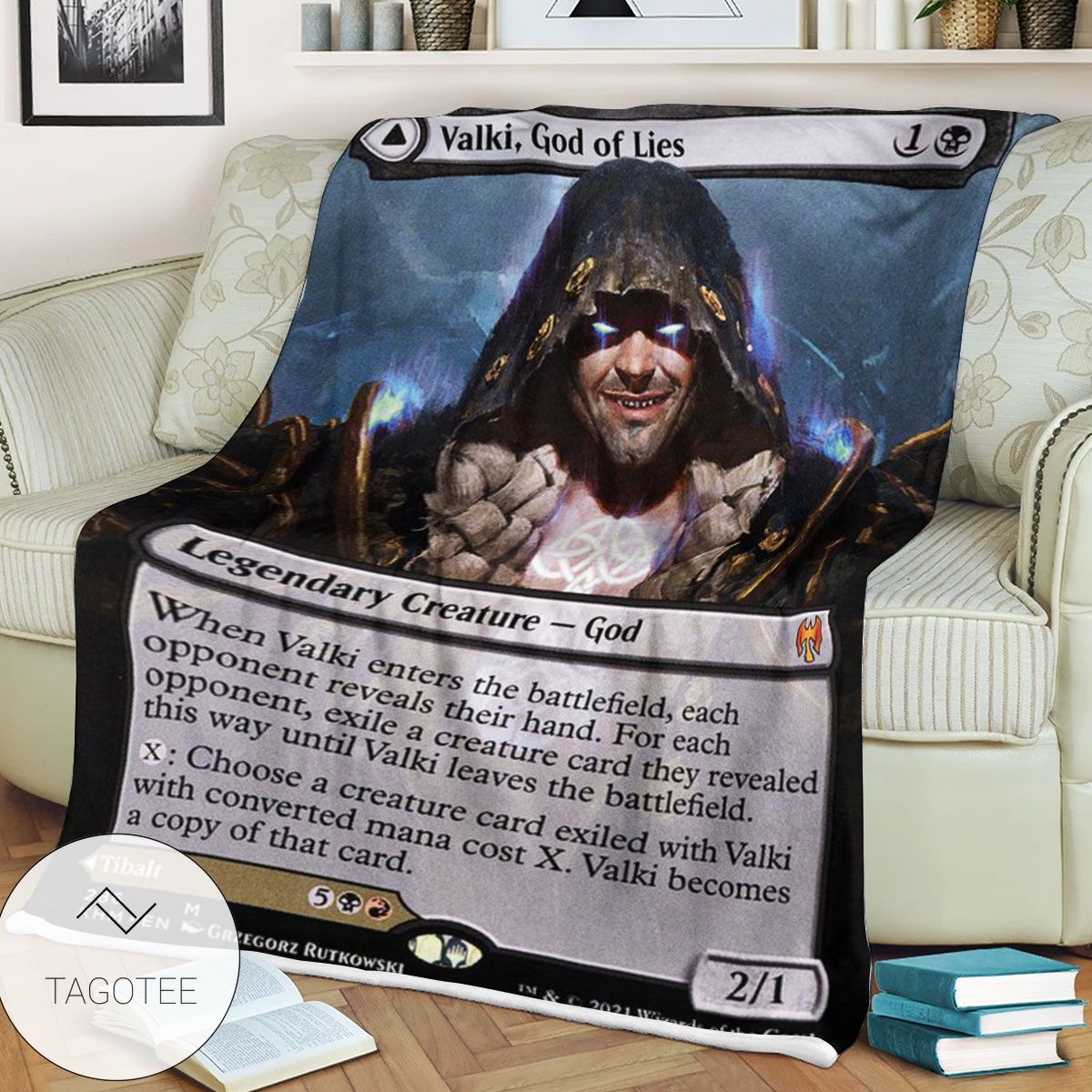 Khm 286 Valki God Of Lies Mtg Game Magic The Gathering Blanket Khm 286 Valki God Of Lies Mtg Game Magic The Gathering Blanket