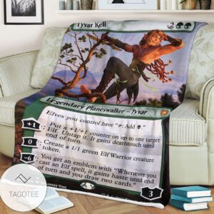 Khm 287 Tyvar Kell Mtg Game Magic The Gathering Blanket
