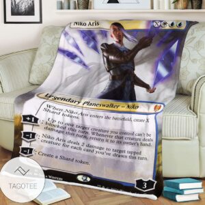 Khm 289 Niko Aris Mtg Game Magic The Gathering Blanket
