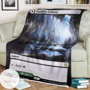 Khm 292 Darkbore Pathway Mtg Game Magic The Gathering Blanket