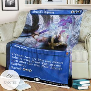 Khm 295 Alrund S Epiphany Mtg Game Magic The Gathering Blanket