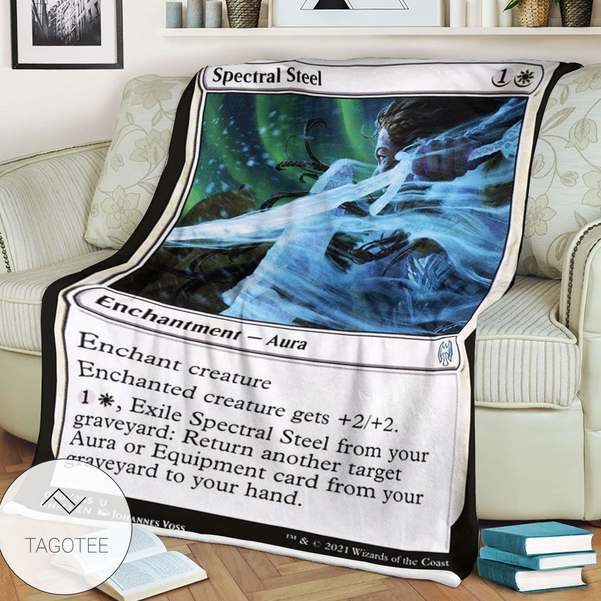 Khm 30 Spectral Steel Mtg Game Magic The Gathering Blanket Khm 30 Spectral Steel Mtg Game Magic The Gathering Blanket