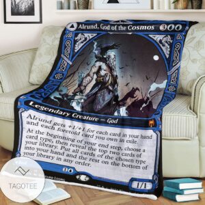 Khm 302 Alrund God Of The Cosmos Mtg Game Magic The Gathering Blanket