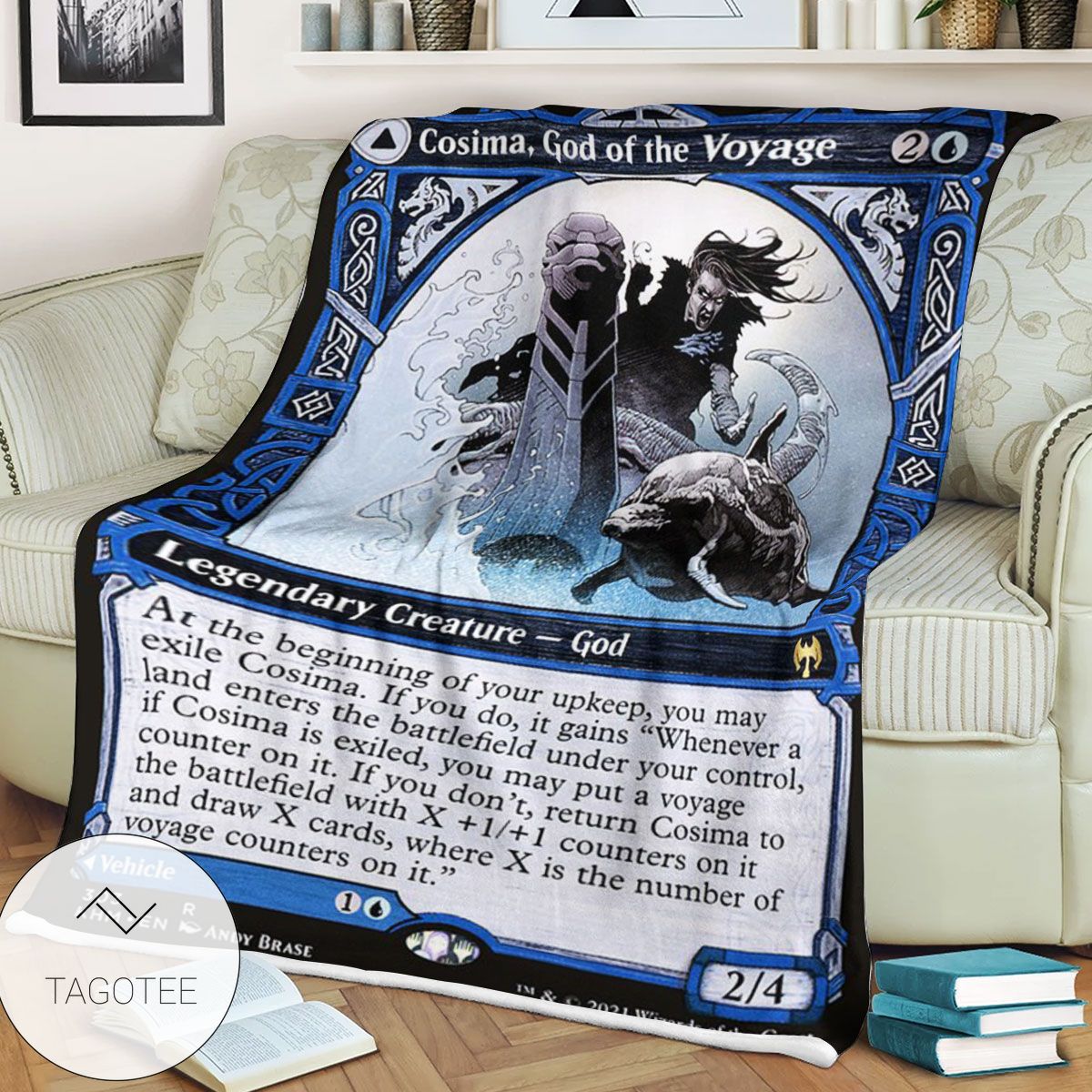 Khm 303 Cosima God Of The Voyage Mtg Game Magic The Gathering Blanket Khm 303 Cosima God Of The Voyage Mtg Game Magic The Gathering Blanket
