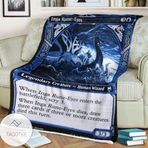 Khm 304 Inga Rune Eyes Mtg Game Magic The Gathering Blanket