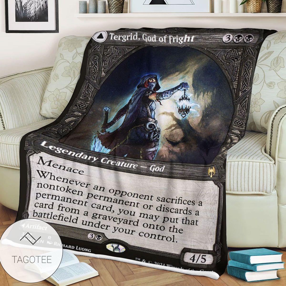 Khm 307 Tergrid God Of Fright Mtg Game Magic The Gathering Blanket Khm 307 Tergrid God Of Fright Mtg Game Magic The Gathering Blanket