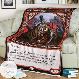 Khm 310 Arni Brokenbrow Mtg Game Magic The Gathering Blanket