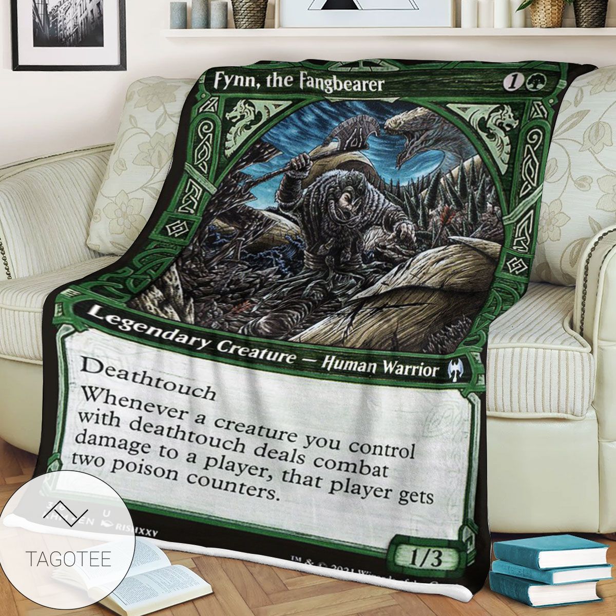 Khm 316 Fynn The Fangbearer Mtg Game Magic The Gathering Blanket Khm 316 Fynn The Fangbearer Mtg Game Magic The Gathering Blanket