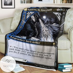 Khm 317 Kaldring The Rimestaff Mtg Game Magic The Gathering Blanket