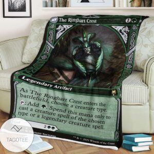 Khm 318 The Ringhart Crest Mtg Game Magic The Gathering Blanket