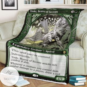 Khm 319 Toski Bearer Of Secrets Mtg Game Magic The Gathering Blanket