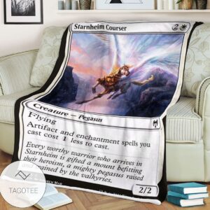 Khm 32 Starnheim Courser Mtg Game Magic The Gathering Blanket